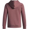 imageUnder Armour boys Rival Fleece Big Logo Hoodie651 Maroon Mist   White