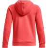 imageUnder Armour boys Rival Fleece Big Logo Hoodie690 Venom Red   White