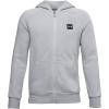 imageUnder Armour Boys Rival Fleece Full Zip HoodieMod Gray Light Heather 011Onyx White