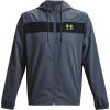 imageUnder Armour Mens Sportstyle Windbreaker044 Downpour Gray  Black  Lime Surge