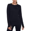 imageUnder Armour Womens Base 40 CrewNeck TShirtBlack
