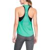 imageUnder Armour Womens HeatGear Armour Mesh Back TankGreen Malachite Metallic Silver
