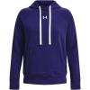 imageUnder Armour Womens Rival Fleece PullOver Hoodie468 Sonar Blue   White