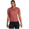 imageUnder Armour Womens Tech Bubble Short Sleeve Crew611 Sedona Red   White
