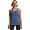 imageUnder Armour Womens Tech Solid Tank TopMineral Blue 470Metallic Silver