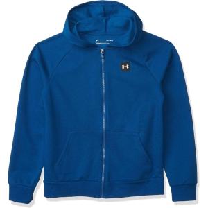 imageUnder Armour Boys Rival Fleece Full Zip HoodieGraphite Blue 581Onyx White