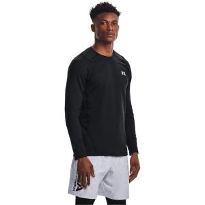 imageUnder Armour Mens ColdGear Armour Fitted CrewBlack 001White