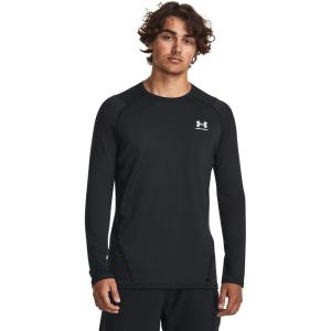 imageUnder Armour Mens ColdGear Armour Fitted CrewBlackWhite  002