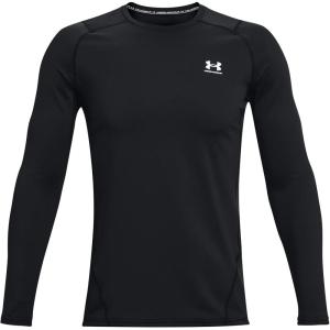imageUnder Armour Mens ColdGear Armour Fitted CrewBlackWhite