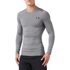 imageUnder Armour Mens ColdGear Armour Fitted CrewCharcoal Light Heather 020Black
