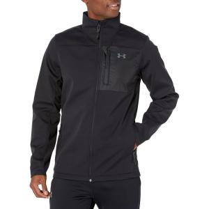 imageUnder Armour Mens ColdGear Infrared Shield 20 Soft Shell001 Black   Pitch Gray