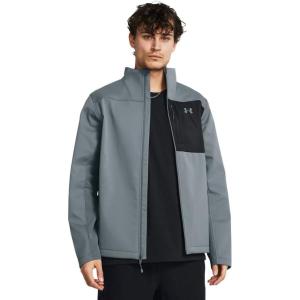 imageUnder Armour Mens ColdGear Infrared Shield 20 Soft Shell002 Gravel  Black  Gravel