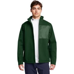 imageUnder Armour Mens ColdGear Infrared Shield 20 Soft Shell301 Forest Green   Black
