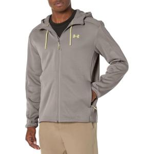 imageUnder Armour Mens Essential Swacket295 Pewter   Lime Yellow