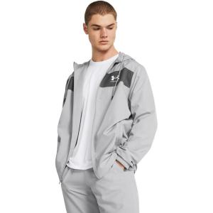 imageUnder Armour Mens Sportstyle Windbreaker012 Mod Gray  Castlerock  White