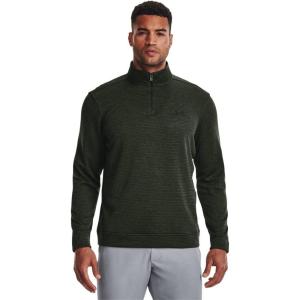 imageUnder Armour Mens Storm SweaterFleece Quarter Zip310 Baroque Green   Black