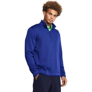 imageUnder Armour Mens Storm SweaterFleece Quarter Zip400 Royal  Royal  Black