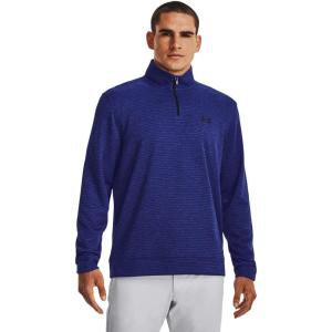 imageUnder Armour Mens Storm SweaterFleece Quarter Zip456 Bauhaus Blue   Black