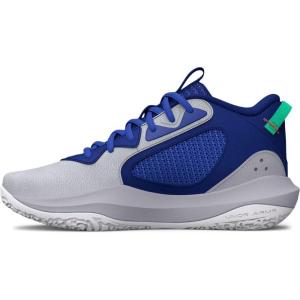 imageUnder Armour Unisex Adult Lockdown 6 Basketball Shoes100 Mod GrayRoyalWhite