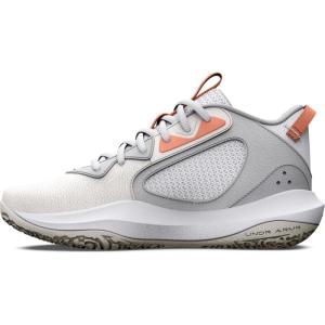 imageUnder Armour Unisex Adult Lockdown 6 Basketball Shoes102 WhiteBubble PeachBlack