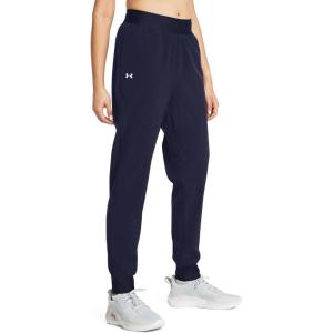 imageUnder Armour Womens Armoursport Woven Pants410 Midnight Navy   White