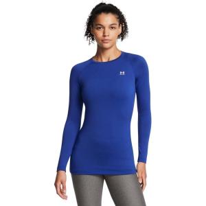 imageUnder Armour Womens Authentics Long Sleeve Crew Neck TShirt401 Royal   White