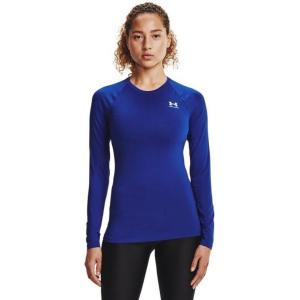imageUnder Armour Womens HeatGear Compression LongSleeve TShirtRoyal 400White