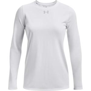 imageUnder Armour Womens HeatGear Compression LongSleeve TShirtWhitemod Gray