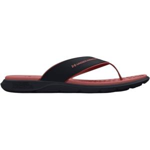 imageUnder Armour Womens Ignite Pro Marbella Graphic Flip Flop Slide Sandal003 BlackRed FusionRed Fusion