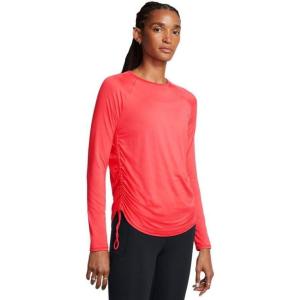 imageUnder Armour Womens Motion Long Sleeve Longline Crew713 Racer Red   Black