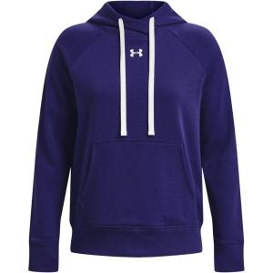 imageUnder Armour Womens Rival Fleece PullOver Hoodie468 Sonar Blue   White