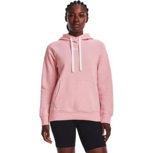imageUnder Armour Womens Rival Fleece PullOver Hoodie647 Prime Pink   White