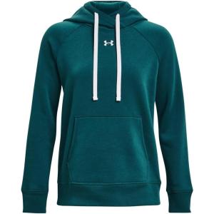 imageUnder Armour Womens Rival Fleece PullOver Hoodie716 Tourmaline Teal   White