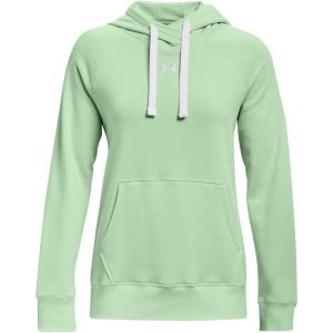 imageUnder Armour Womens Rival Fleece PullOver HoodieAqua Foam 335White