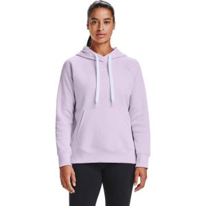 imageUnder Armour Womens Rival Fleece PullOver HoodieCrystal Lilac 570White