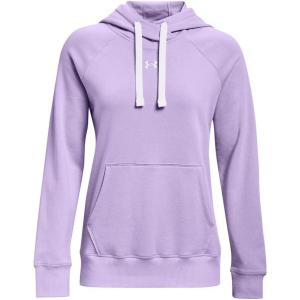 imageUnder Armour Womens Rival Fleece PullOver HoodiePurple Tint 532White