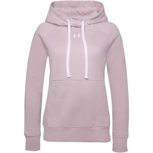 imageUnder Armour Womens Rival Fleece PullOver HoodieRetro Pink 676Black