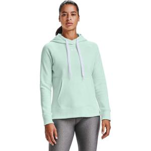 imageUnder Armour Womens Rival Fleece PullOver HoodieSeaglass Blue 403White
