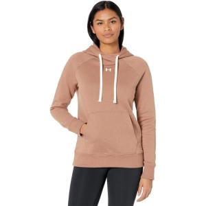 imageUnder Armour Womens Rival Fleece PullOver HoodieUptown Brown 270White