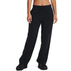 imageUnder Armour Womens Rival Fleece Straight Leg Pants001 Black   White