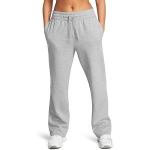 imageUnder Armour Womens Rival Fleece Straight Leg Pants011 Mod Gray Light Heather   White