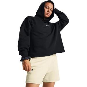 imageUnder Armour Womens Rival Terry Oversized Hoodie001 Black   White