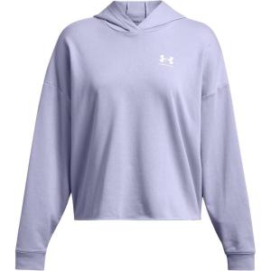 imageUnder Armour Womens Rival Terry Oversized Hoodie539 Celeste   White