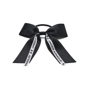 imageUnder Armour Womens Team Bow Hair Tie 001 BlackWhiteBlack One Size Fits Most001 Black  White  Black