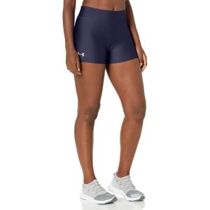 imageUnder Armour Womens Team Shorty Shorts  SuperLight HeatGear FabricMidnight Navy 410White