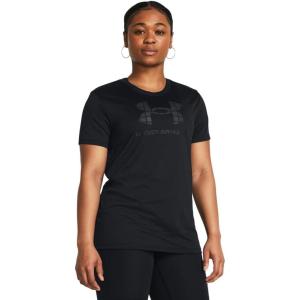 imageUnder Armour Womens Tech Big Logo Short Sleeve T Shirt001 Black   Black