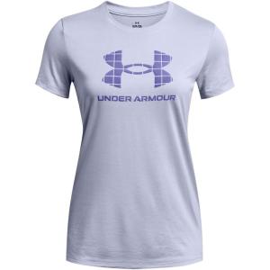 imageUnder Armour Womens Tech Big Logo Short Sleeve T Shirt539 Celeste   Starlight