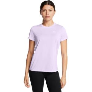imageUnder Armour Womens Tech Short Sleeve Crew535 Salt Purple   White