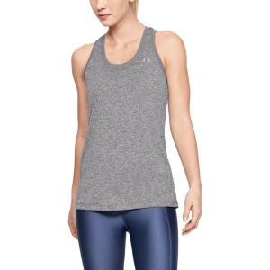 imageUnder Armour Womens Tech Solid Tank TopCharcoal Light Heather
