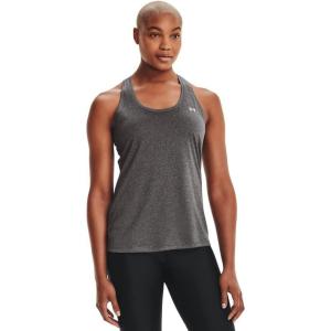 imageUnder Armour Womens Tech Solid Tank TopGray Metallic Silver